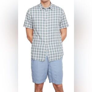 Vince mens Cannes Plaid S/S | XL